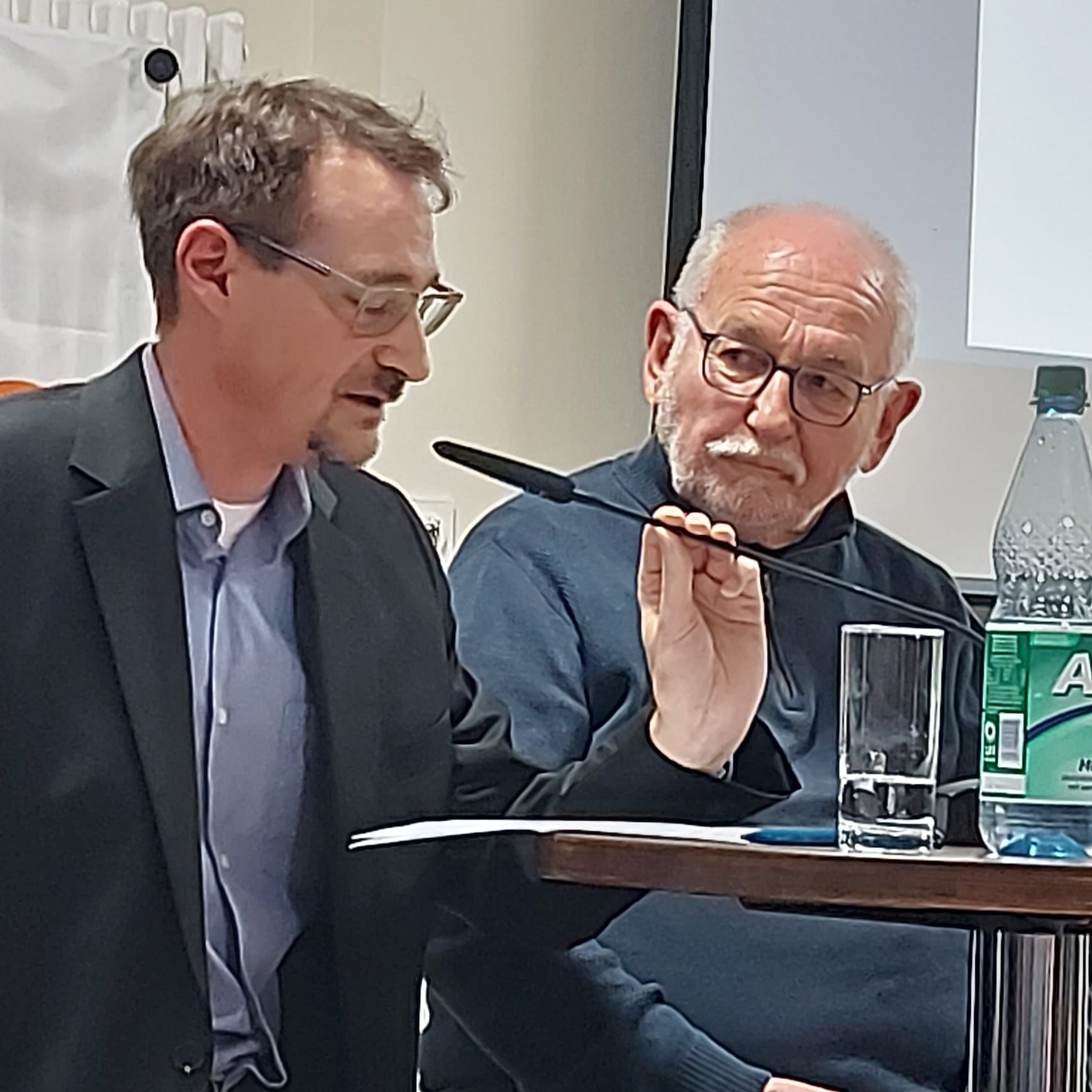 Michael Cr��mann und Ewald Gillner (v.vli.) haben unsere CDU Eppertshausen mit Erfahrung, klaren Antworten und ruhiger Hand vertreten im Podium. 